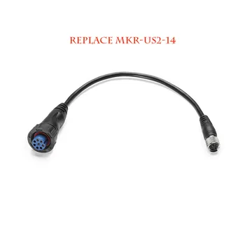 MKR-US2-14 & 1852074 ,8-Pin Adapter Cable for Garmin EchoMAP & GPSMAP Savienojumu Universālā Sonar 2 Devēju Laivu Velcēšanas Motora